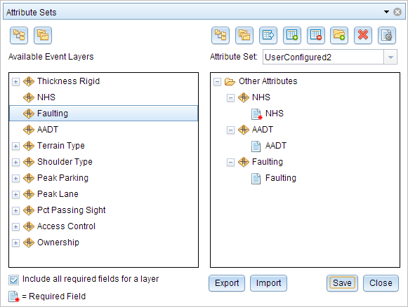 More attribute fields More attribute fields